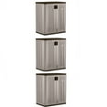 thumbnail image 1 of Suncast Armoire de Rangement de Base de Garage en Résine Robuste de 9 Pi3, Platine (Lot de 3), 1 of 6