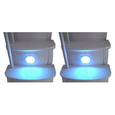 2) Main Access 200680 Swimming Pool Ladder Steps Entry System Smart LED Lights