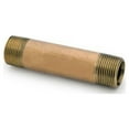 thumbnail image 3 of Anderson Metals Corp. Pipe Nipple Brass Threaded Inlet/Outlet - 1/2 x 4 In, 3 of 3
