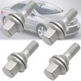 thumbnail image 2 of 4pcs 17mm Car Wheel Nuts Bolts Flat Seat For Peugeot 206 308 3008 207, 2 of 5