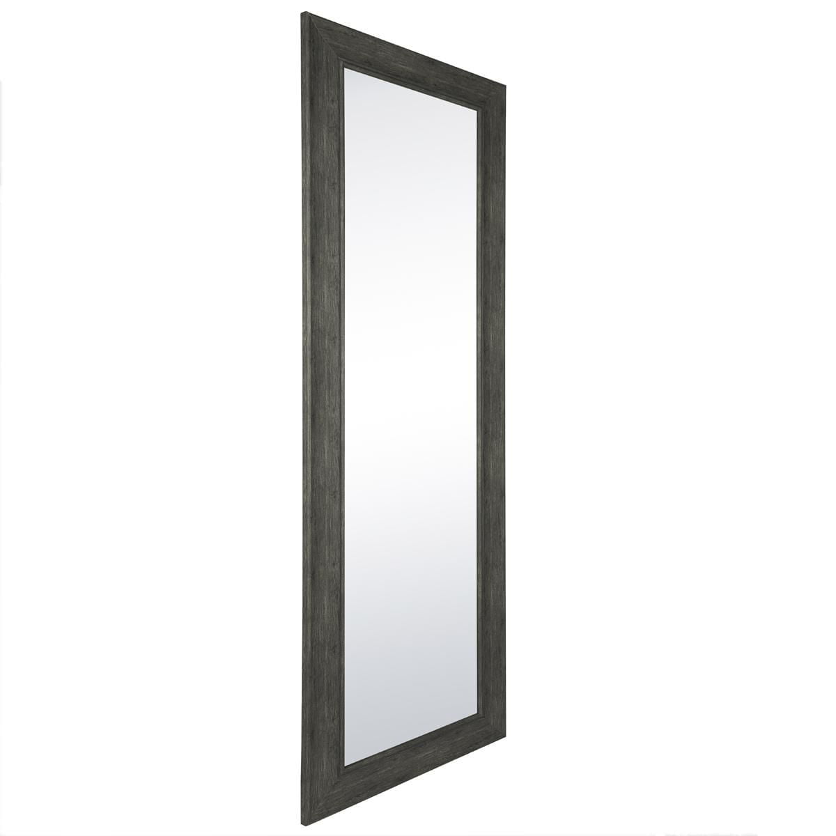 Hometrends Farmhouse Door Mirror, 16.74x52.74 in, Grey