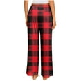 thumbnail image 6 of LEBONYARD Women Wide Leg Pants Loose High Waist Trousers,Women's Christmas Printed Fashionable Loose and Comfortable Sleeping Pants Multicolor XL, 6 of 6