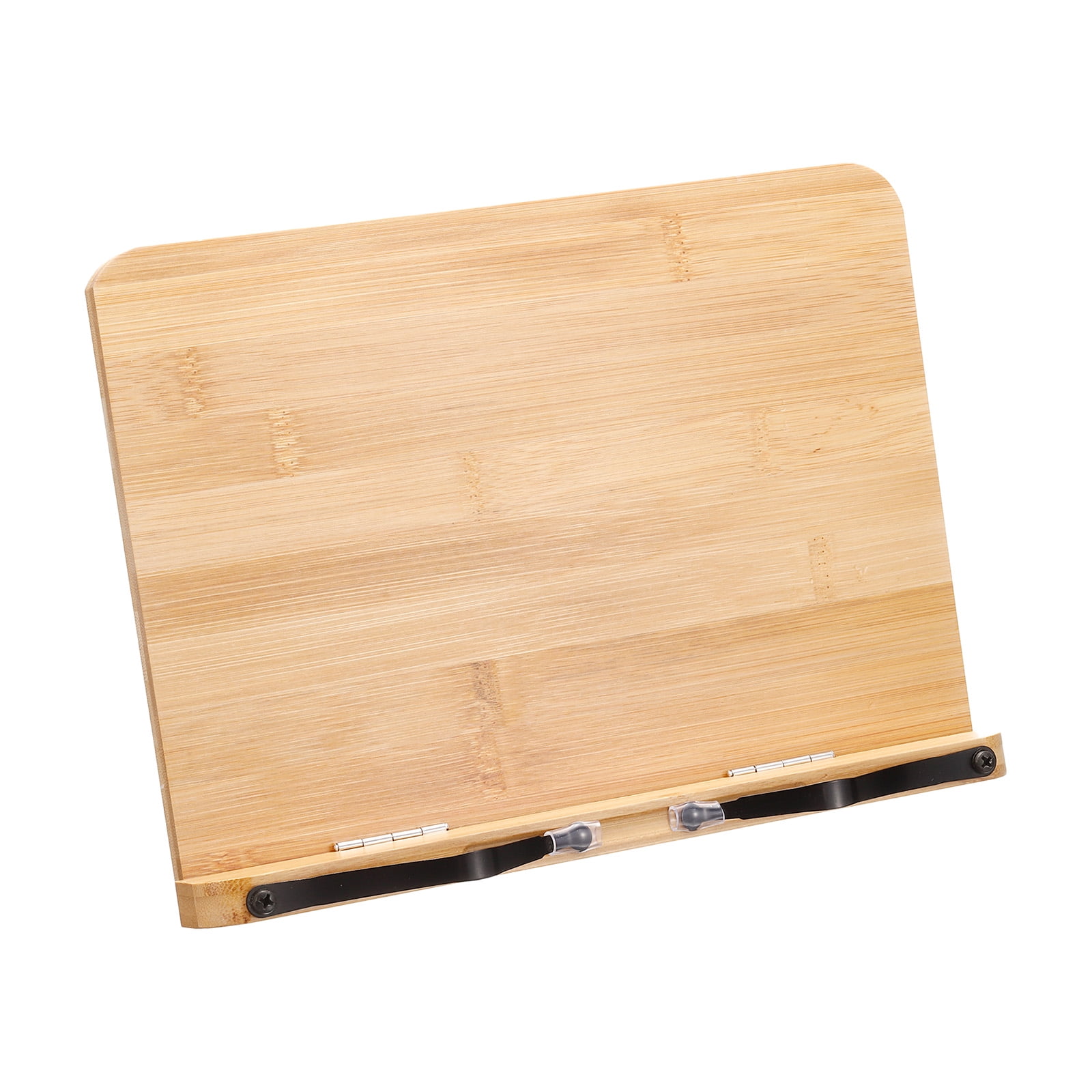 Uxcell 11x8.3" Book Stand, Bamboo Adjustable Desktop Book Display