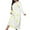 Yellow, variant on Fancifize Plus Size Women Soft Long Sleeve Heart Print Nightgowns Loose Full Length Nightshirt Comfy Crew Neck Lightweight Loungewear Pajamas