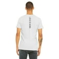 thumbnail image 3 of Daxton Adult Unisex Tshirt New Orleans Script with Louisiana Vertical on the Back, White Black, S, 3 of 3
