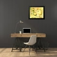 thumbnail image 4 of Diannart 24x20 Black Modern Framed Museum Art Print Titled - Fall Garden III, 4 of 5