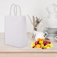 thumbnail image 4 of 25 Bolsas de Con Asa, Papel Kraft, Color Atractivo, Bolsa de Para Compras, Salidas y Más, 4 of 7