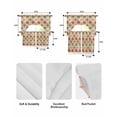 thumbnail image 5 of Fall Swag Curtains for Living Room/Bedroom Windows, Thanksgiving Pumpkins Plaid Vintage Kitchen Curtains and Valances Set 36 Inch Length, Light Filtering Swags Valance Curtain Panels, 5 of 5