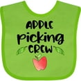 thumbnail image 3 of Inktastic Apple Picking Crew Boys or Girls Baby Bib, 3 of 4