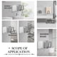 thumbnail image 5 of Kitchen Organizers Sponge Holders Soap Drying Racks White, 5 of 5
