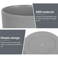 thumbnail image 3 of WHAMVOX  5 Pcs Plastic Planting Pots Garden Accessory Tall Planters Plants Grey, 3 of 8