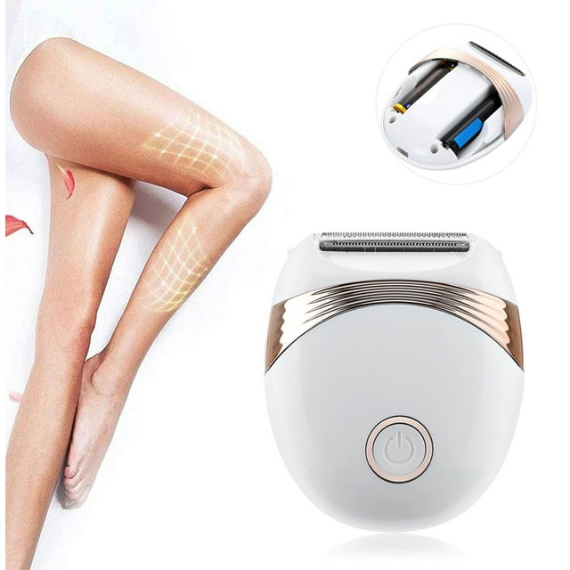 WIFKLSIIPG Rasoirs Électriques pour Femmes Tondeuse Bikini Rasoirs Électriques pour Femmes Sans Fil Rechargeable par USB Utilisation Humide et Sèche Sans Douleur