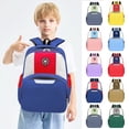 thumbnail image 3 of Large Capacity Orthopedic School Backpack Padded Shoulder Strap Emblem Patch Waterproof Bookbag For Primary School Students, 3 of 8