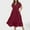 B14 Red womens summer dresses clearance under $5, variant on Women Dresses under $10! Cagogo Plus Size Summer Dresses Casual Short Sleeve High Waist Smocked Flowy Sundress V Neck Loose Beach Long Dress with Pockets