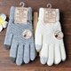 thumbnail image 3 of Winter Touch Screen Gloves Thicken Warm Knitted Stretch Gloves Imitation Wool Full Finger Outdoor, 3 of 4