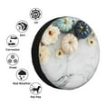 thumbnail image 4 of Kdxio Spare Tire Cover for RV Trailer, Waterproof Wheel Cover,Camper Spare Tire Cover Fit for Rv SUV Truck Travel Trailer 16 inch-Pumpkin And White Marble, 4 of 8