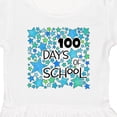 thumbnail image 4 of Inktastic 100 Days of School Stars in Blue Girls Toddler Dress, 4 of 5