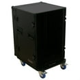 Odyssey Rack BLACK LABEL 16 SPACE AMP RACK WITH WHEELS - Walmart.com