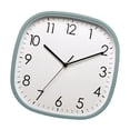 thumbnail image 3 of Wall Clock Digital Lightweight Hanging Design Non Ticking Creative Large Square Multifunction Art for Dining Room Green, 3 of 8