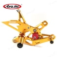 thumbnail image 5 of Arashi (Version 2.0) Adjustable Racing Rearsets for KAWASAKI NINJA ZX10R ZX1000 2006 2007 Motorcycle Accessories Foot Pegs Footrests Rear Set ZX-10R Gold, 5 of 6