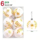 thumbnail image 3 of 30/6 piezas de adornos de bolas de Navidad para colgar en el árbol de Navidad, decoraciones para fiestas de Navidad para el hogar, regalo de Navidad y Año Nuevo 2025, 3 of 5