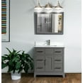 thumbnail image 2 of Vanity Art 36" Single Sink Bathroom Vanity Set with Engineered Marble Top and Free Mirror, 2 of 5