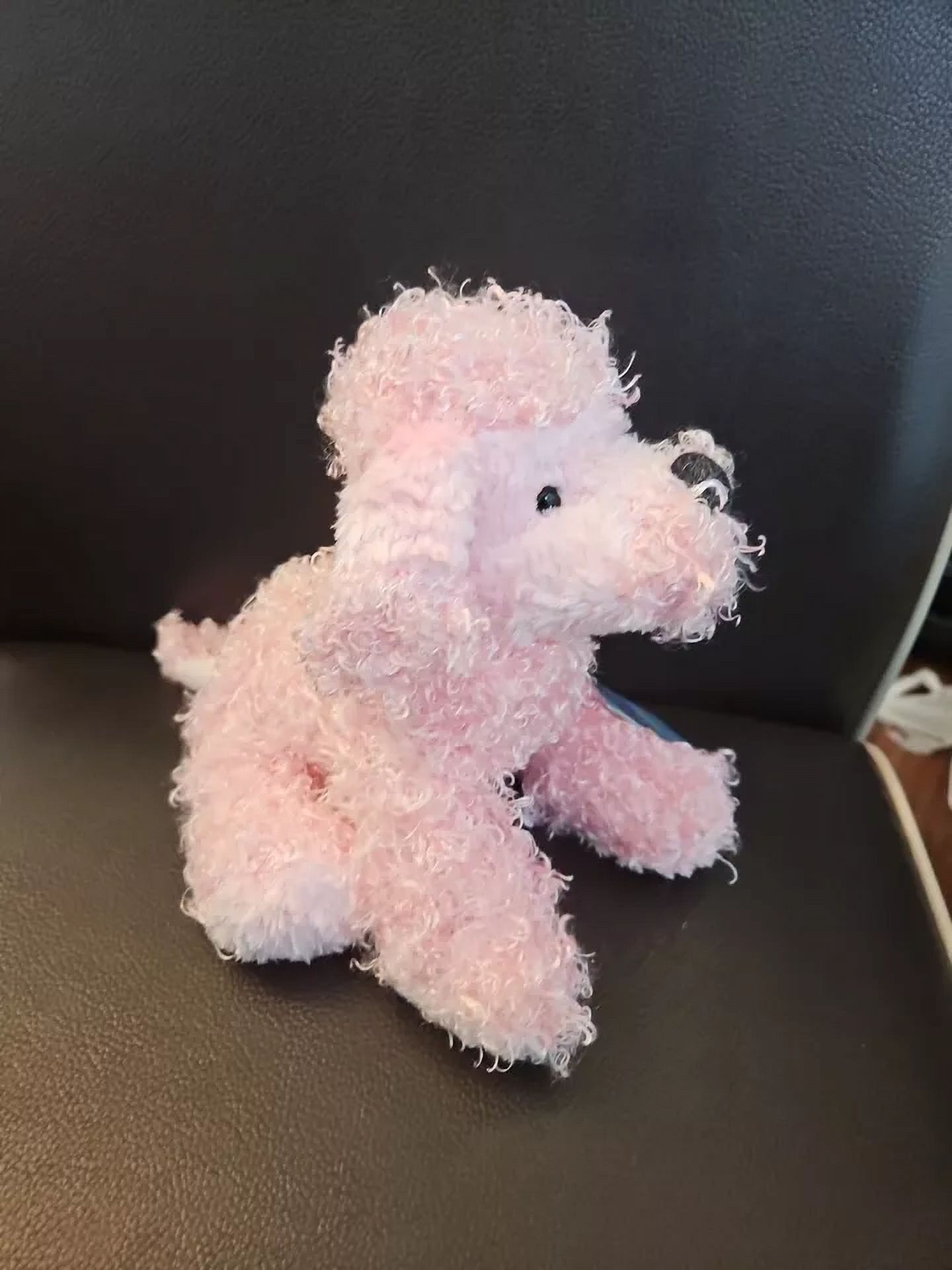 Ganz Webkinz Pink Poodle HM107 Plush Stuffed Animal New With