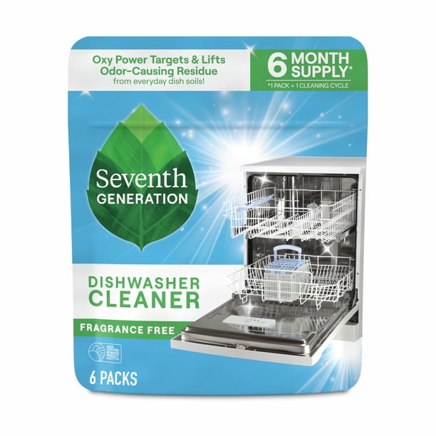 Paquetes de limpieza para lavavajillas de séptima generación, 6 unidades