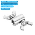 thumbnail image 4 of Uxcell 304 Stainless Steel 6mm Hole Wire Rope Clips, 2Pcs Wire Rope Clamp Fasteners Screws, Silver, 4 of 7