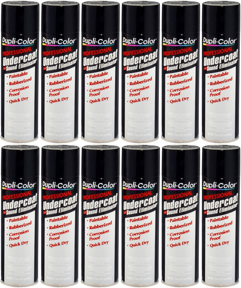 DupliColor (UC10212 PK) Black Professional Undercoat with Sound