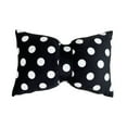 thumbnail image 2 of Hxlamzoo Lovely Polka Dots Velvet Bow Tie Pillow with Core Sofa Decorative Waist Cushion Bedding Plush Throw Pillow Soft Plush Cushions, 2 of 6