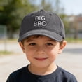 thumbnail image 2 of shoper Kids Embroidered Letter Baseball Cap Big Bro Outdoor Sun Washed Hat for Boys and Girls, 2 of 7