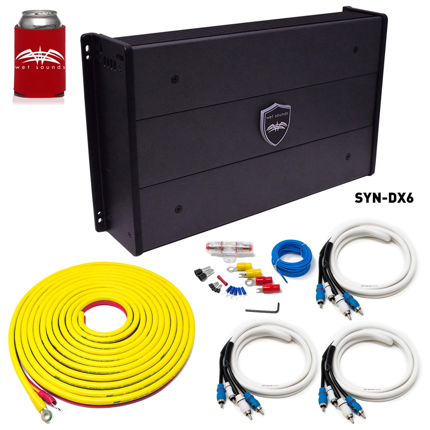 Wet Sounds SYNDX 6 Full Range 6 Channel Amplifier & Stinger 7Meter 4