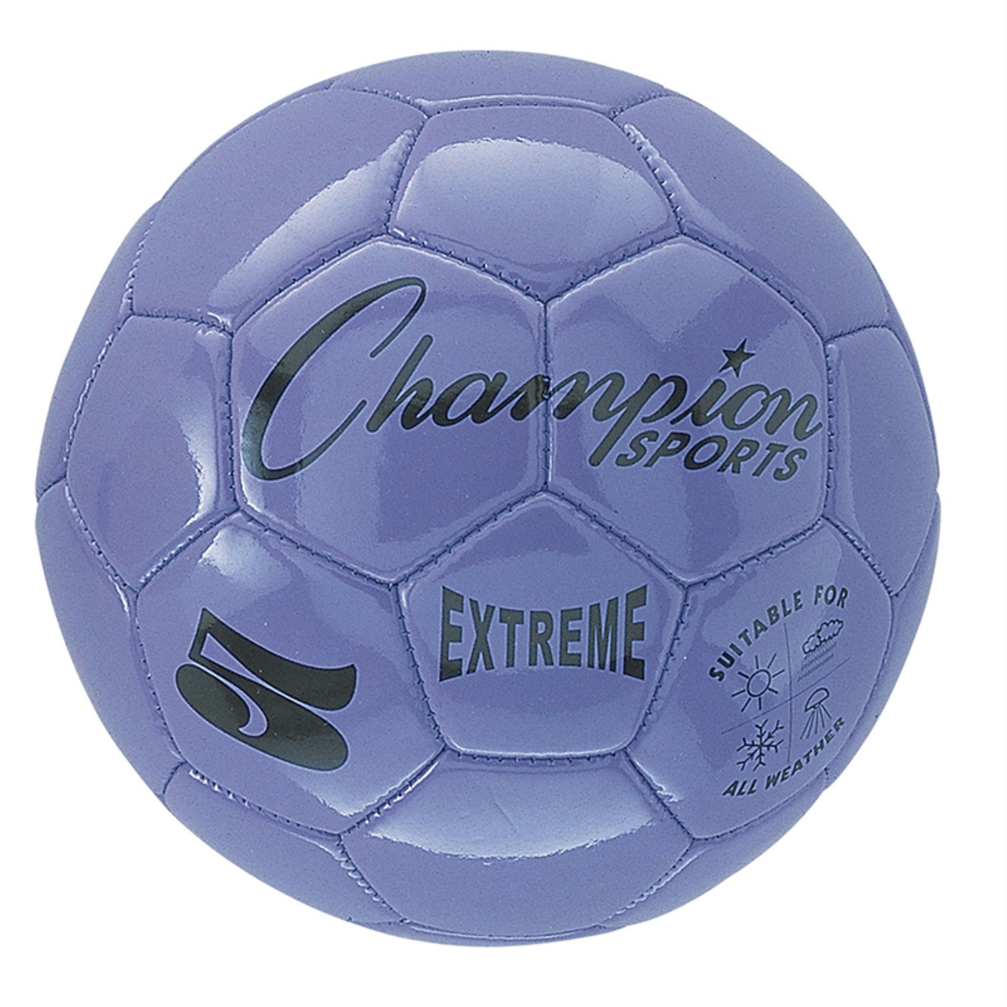 Champion Sports Extreme Soccer Ball Size 5 Purple EX5PR for sale online 