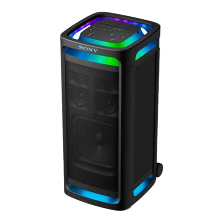 Sony ULT TOWER 9 Wireless Party Speaker with 360-Degree Sound/Lights, Guitar/Karaoke Input and 25-Hour Battery Life (Black)