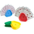 thumbnail image 1 of 4pcs/set Triangle Shaped Hands-Free Playing Card Holder Board Game Poker Seat, 1 of 4