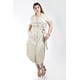 thumbnail image 1 of Vestido camisero de lino Roman Fashion /Tallas Extras 2107 (Arena) beige 38, 1 of 6