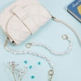 thumbnail image 4 of Pearl Bag Straps 2pcs 12 Inch Decorative Purse Extender Irregular White Pearl Beaded Bag Chain with Golden Rings Clasps Replacement Straps for DIY Handbag Wallet Clutch Tote Phone Case, 4 of 5