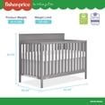 thumbnail image 2 of Fisher-Price Miles 5-en-1 Convertible Cribble par Dream On Me, 2 of 9