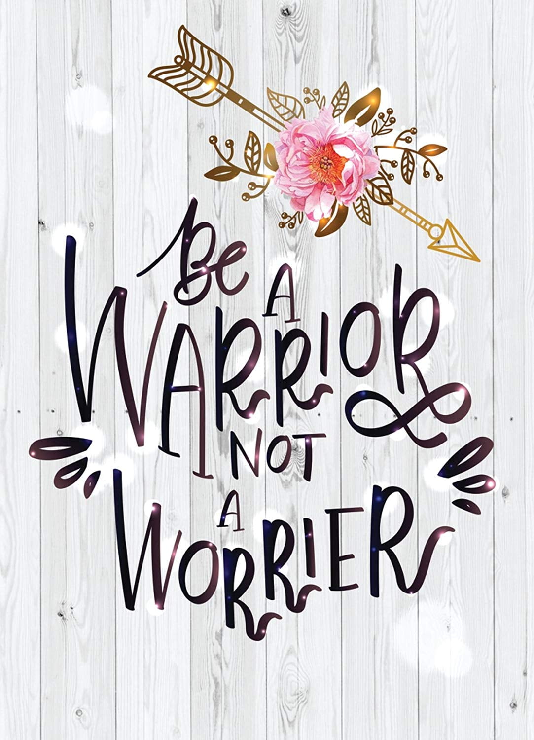 Be A Warrior Not A Worrier Motivational Inspirational Wall Decor Home ...