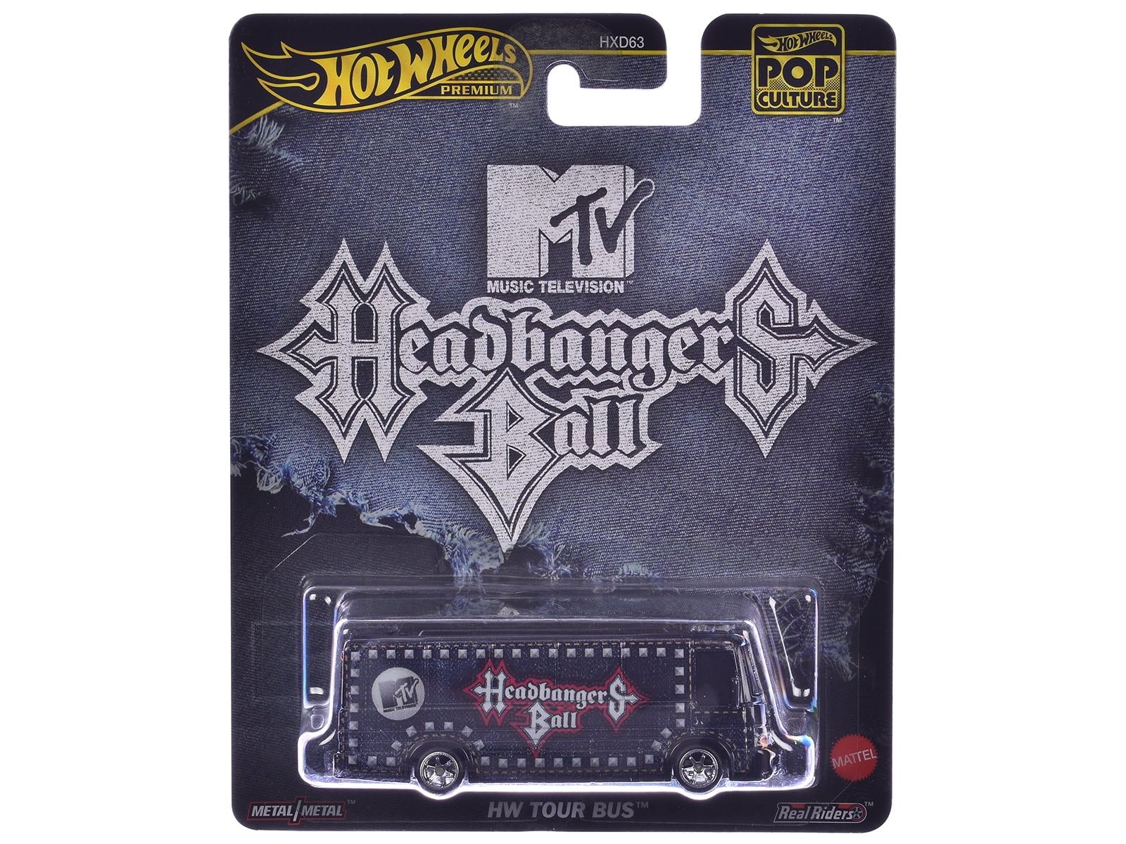 "Pop Culture 2025" 5 piece Set K "Premium Series" Diecast Model Cars by Hot Wheels