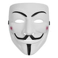 thumbnail image 1 of máscaras anónimas Vendetta Hacker máscara para disfraz adulto para fiestas de máscaras Halloween cosplay Guy máscaras para Halloween, 1 of 2