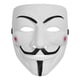 thumbnail image 1 of Baby Doll Hackers Mask White V For Vendetta Halloween Face Mask Costume Cosplay Party, 1 of 2