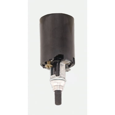 B&P Lamp® Bakelite Socket Fixture W/Bottom Turn Knob, Import Brand
