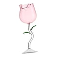 thumbnail image 1 of Cocktail Glass 280ml Martini Glass Creative Clear Cups Champagne Glass Flute for Pink, 1 of 9