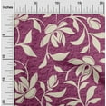 thumbnail image 2 of oneOone Polyester Spandex Purple Fabric Floral Magnolia With Texture Dress Material Fabric Print Fabric By The Yard 56 Inch Wide, 2 of 4