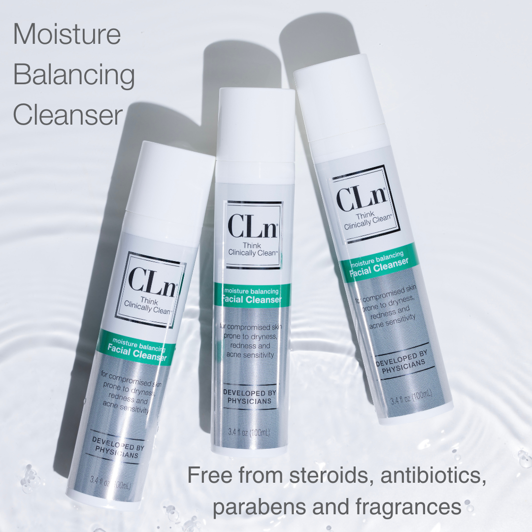 CLn Facial Cleanser, Hydrating Face Wash for Skin Prone to Dryness, Eczema & Acne Sensitivity, 3.4 fl oz