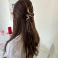thumbnail image 5 of Pinzas para el cabello para mujer, pinzas para peinar, pinzas para el cabello para niñas, elegantes pinzas para el cabello con lazo acrílico - Novedad 2024, tamaño grande con diseño elegante - Accesor, 5 of 5