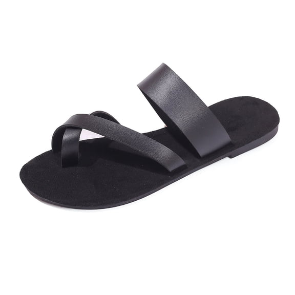 NOKIO House Slippers for Women Casual Beach Sandals Hollow Casual Slippers Open Toe Flat Shoes Beach Retro Sandals Slip on