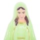 thumbnail image 4 of KAKOWELY Estatua de la Virgen María Figura de la Virgen María Madonna Católica Artesanía de Plástico Figura de la Virgen María, 4 of 5